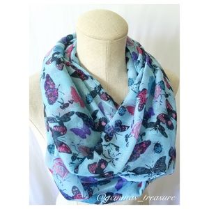 Fun Butterfly Infinity Scarf